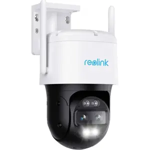 Câmara IP (Wi-Fi / Ethernet) Pan/Tilt 4K c/ 2 lentes, Zoom Híbrido 6x e IA - IP65