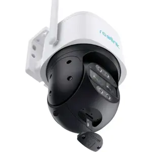 Câmara IP (Wi-Fi / Ethernet) Pan/Tilt 4K c/ 2 lentes, Zoom Híbrido 6x e IA - IP65