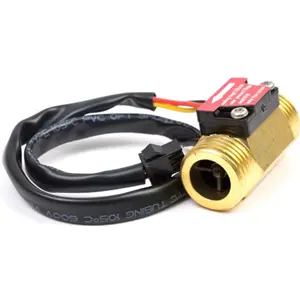 Sensor de flujo de agua 1..25L/min en cobre Ø20x44mm - YF-B1
