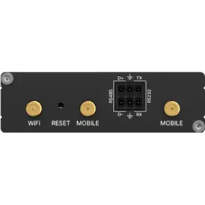 Router industrial 4G LTE Cat4 Dual-SIM c/ 2 x portas Ethernet + WiFi + PoE + RS232 + RS485