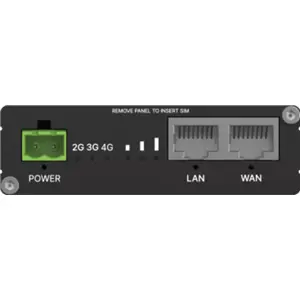 Router industrial 4G LTE Cat4 Dual-SIM c/ 2 x portas Ethernet + WiFi + PoE + RS232 + RS485