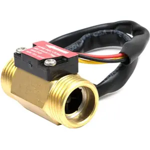 Sensor de flujo de agua 1..25L/min en cobre Ø20x44mm - YF-B1