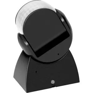 Sensor de movimento PIR 220VAC 180º (compatível c/ Tuya) - IP65 - Preto