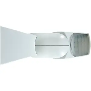 Sensor de movimento PIR 220VAC 180º (compatível c/ Tuya) - IP65 - Branco