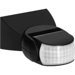 Sensor de movimento PIR 220VAC 180º (compatível c/ Tuya) - IP65 - Preto