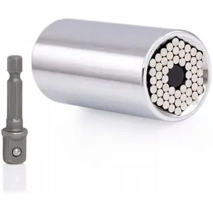 Chave de Caixa Universal 7..19mm com Adaptador