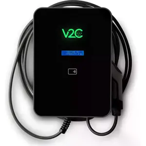 Carregador para carro elétrico (Wallbox) 22kW trifásico c/ CDP, RFID, 4G, Detetor de fugas DC e Cabo T2 5m