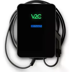 Carregador para carro elétrico (Wallbox) 22kW trifásico c/ CDP, Detetor de fugas DC e cabo T2 10m