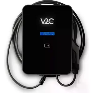 Carregador para carro elétrico (Wallbox) 22kW trifásico c/ CDP, RFID, 4G, Detetor de fugas DC e Cabo T2 5m