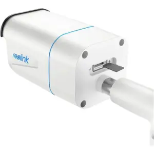 Câmara IP (Ethernet c/ PoE) Bullet 4K 8MP c/ Zoom ótico 5x, IA e Luz LED + IR 30m - IP67