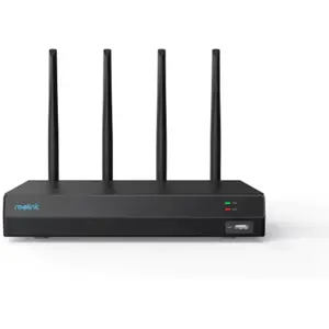 Gravador de Vídeo NVR p/ câmaras IP c/ WiFi 6 e HDD 2TB - 12 canais