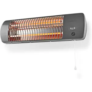 Aquecedor de quartzo 600/1200W para parede (WC) IPX4