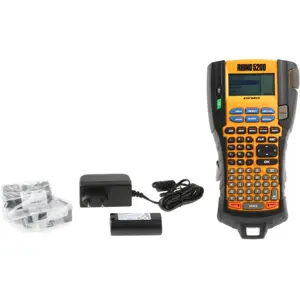 Kit completo máquina de etiquetar digital portátil industrial RHINO 5200