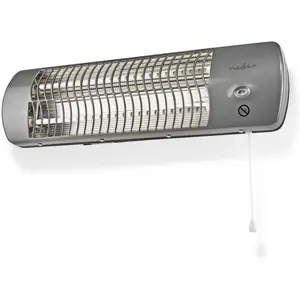 Aquecedor de quartzo 600/1200W para parede (WC) IPX4