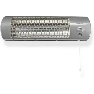 Aquecedor de quartzo 600/1200W para parede (WC) IPX4