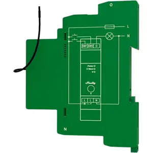 Módulo controlador Dimmer inteligente Z-Wave p/ calha DIN - 1 canal 200W c/ medição