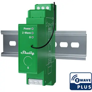 Módulo controlador Dimmer inteligente Z-Wave p/ calha DIN - 1 canal 200W c/ medição