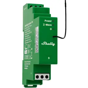 Módulo controlador Dimmer inteligente Z-Wave p/ calha DIN - 1 canal 200W c/ medição