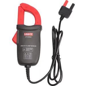 Sensor de corrente (tipo pinça) para multímetro - 400A 1mV/A