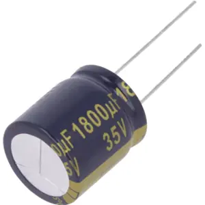Condensador Eletrolítico low ESR 1800uF 35V 105º Ø18x20mm