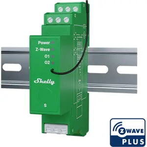 Módulo controlador Dimmer inteligente Z-Wave para carril DIN de 2 canales 2×200W con medición
