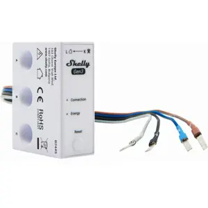 Módulo medidor de consumo trifásico WiFi c/ 3 TC's incorporados de 63A e Fios