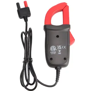 Sensor de corriente (tipo pinza) para multímetro - 400A 1mV/A