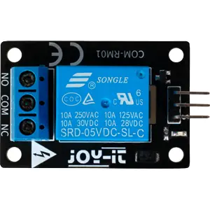 Módulo de 1 relé 5V compatível com Arduino