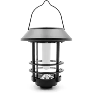 Lanterna LED Solar 3000K IP44 - Preto