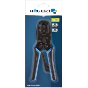 Alicate para cravar fichas RJ11 / RJ12 / RJ45 / RJ50 (4P/6P/8P/10P)