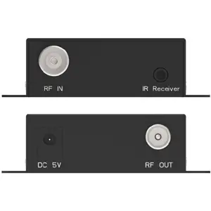 Receptor de infrarrojos para control remoto adicional mediante cable coaxial