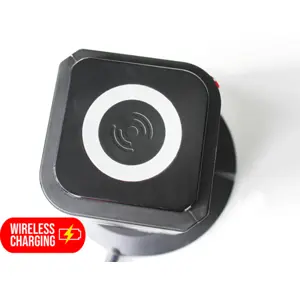 Bloco de tomadas 8x Schuko + 3xUSB-A + carregamento wireless QI 5W - cabo de 2.0m