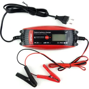 Carregador para baterias (1.2-120Ah) de Chumbo/GEL 6VDC/2A e 12VDC/4A