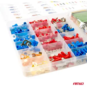 Sortido de terminais isolados e mangas Termo-retrateis [678 pcs]