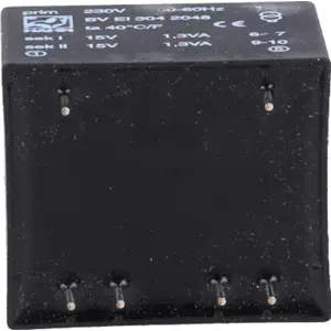 Transformador encapsulado para PCB 230VAC/15V+15V 2.6VA