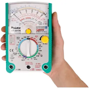 Multímetro analógico (1000Vac/dc 10Adc 20MΩ Cap. hFE)