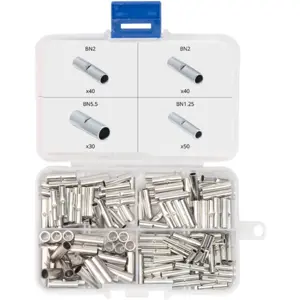 Sortido de terminais de união tubulares de ligação [160 pcs]