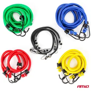 Conjunto de 12 elásticos esticadores c/ ganchos