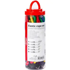 Conjunto de 12 elásticos esticadores c/ ganchos