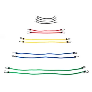 Conjunto de 12 elásticos esticadores c/ ganchos