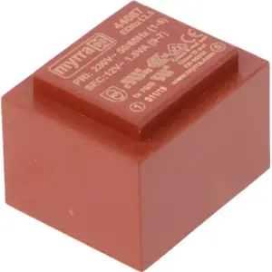 Transformador encapsulado para PCB 230VAC/12V 1,5VA 0,125A