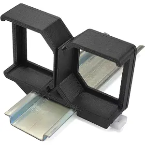 Suporte de calha DIN DUPLO para Shelly Gen4  [Flame Retardant]