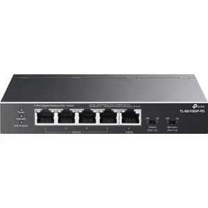 Switch 5P (1×PoE++ In + 4×PoE+ Out) Gigabit 66W