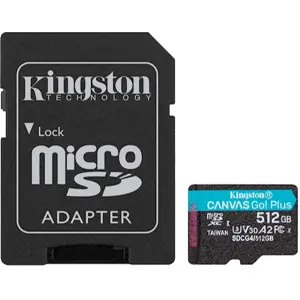 Cartão de memória MicroSDXC 512GB Classe 10 UHS-I + adaptador SD Canvas Go! Plus