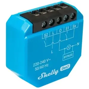 Módulo interruptor para automação Wi-Fi 1 canal 110–240VAC 200W - Sem Neutro