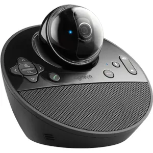 Câmara de videoconferência motorizada 1080p, c/ microfone omnidirecional e altifalante