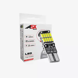 Lâmpada LED T10 W5W 12-24V 2.5W 300lm CANbus
