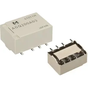 Relé SMT 12VDC 2A DPDT (8 pinos)