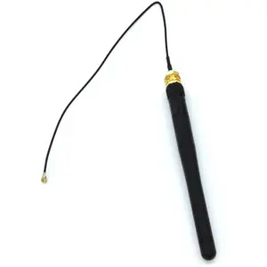 Antena WiFi 2.4GHz com adaptador de SMA para I-PEX (u.FL)