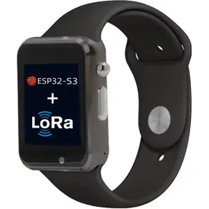 Smartwatch de open-source com ESP32-S3 e LoRa 868MHz - Prateado